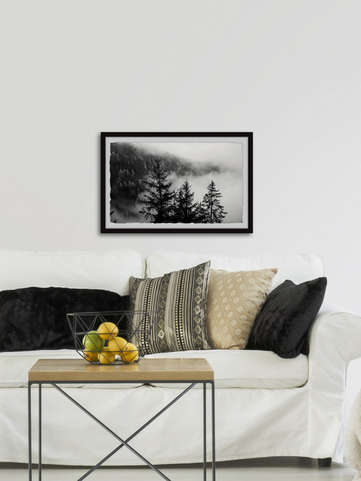 "Cold Frosty Morning" Framed Painting Print, 30x20