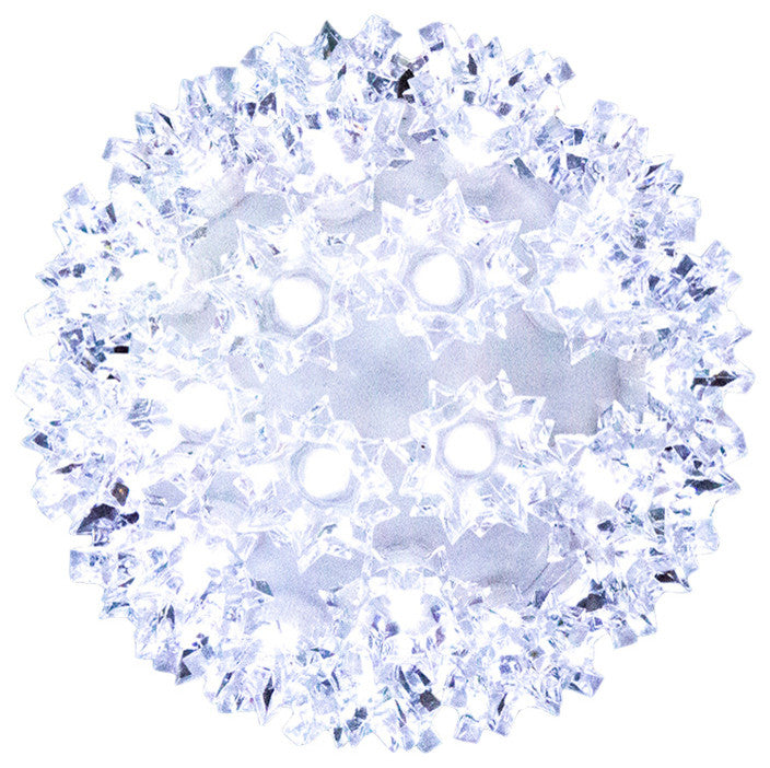 S-150Sph-Pwst-10 - 150L LED 10" Sphere Pure White With 50 Strobes