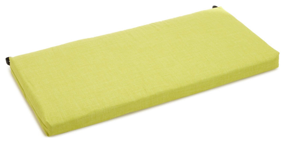 45"x19" Outdoor Spun Polyester Loveseat Cushion, Lime