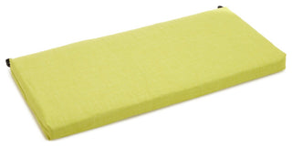 45"x19" Outdoor Spun Polyester Loveseat Cushion, Lime