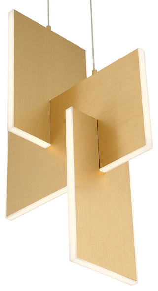 Eurofase Lighting 37346-010 Coburg 3 Light 20"W LED Chandelier - Painting