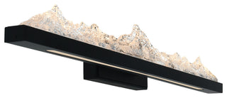 Himalayas Integrated LED Vanity Light, Black, 36 Inches