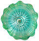 Waterfront Hand Blown Art Glass Wall Decor, 20"D