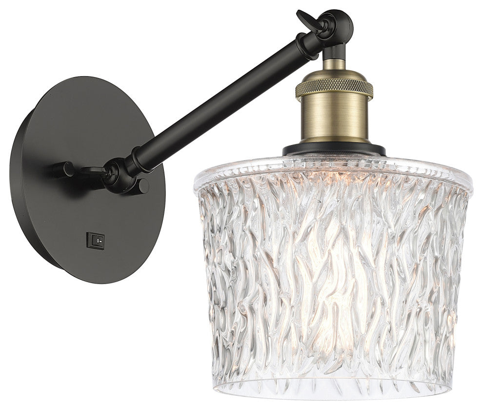 Innovations 317-1W-BAB-G402-LED 1-Light Sconce, Black Antique Brass