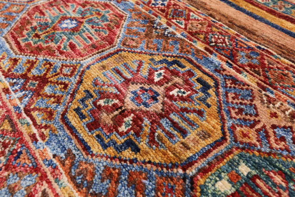 Khorjin Super Kazak Hand Knotted Rug 2' 8" X 3' 11" Q5172