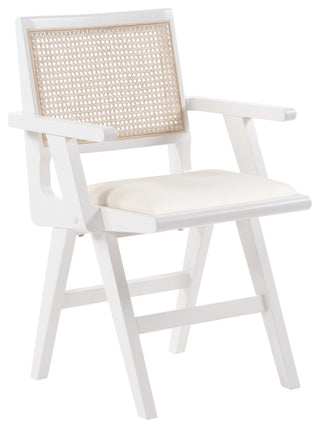 Abby Chair, White, White Finish, Arm Chair