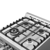 24" Single Oven Pro Style Gas Range With 4 Burner Cooktop