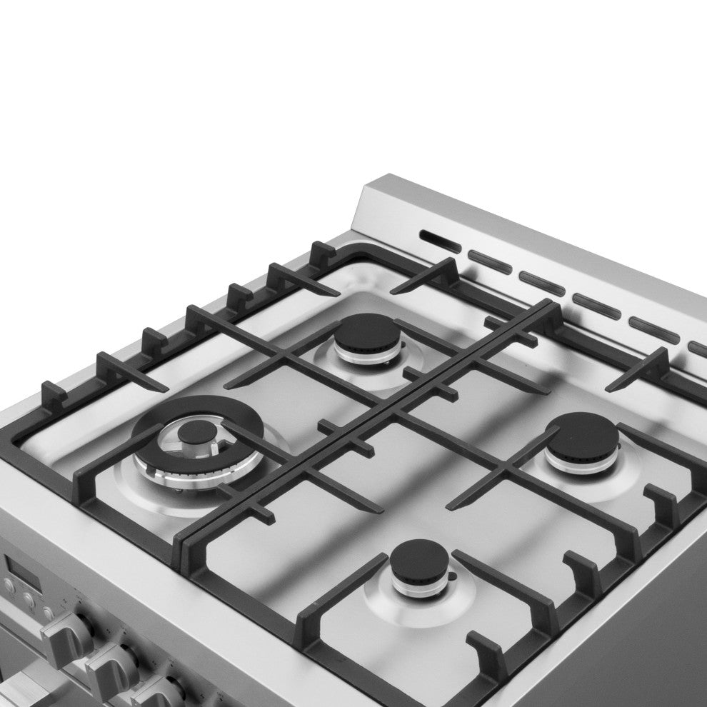 24" Single Oven Pro Style Gas Range With 4 Burner Cooktop