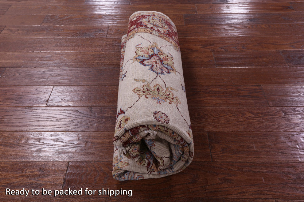 5' 0" X 6' 7" Persian Tabriz Hand Knotted Wool Rug Q11331