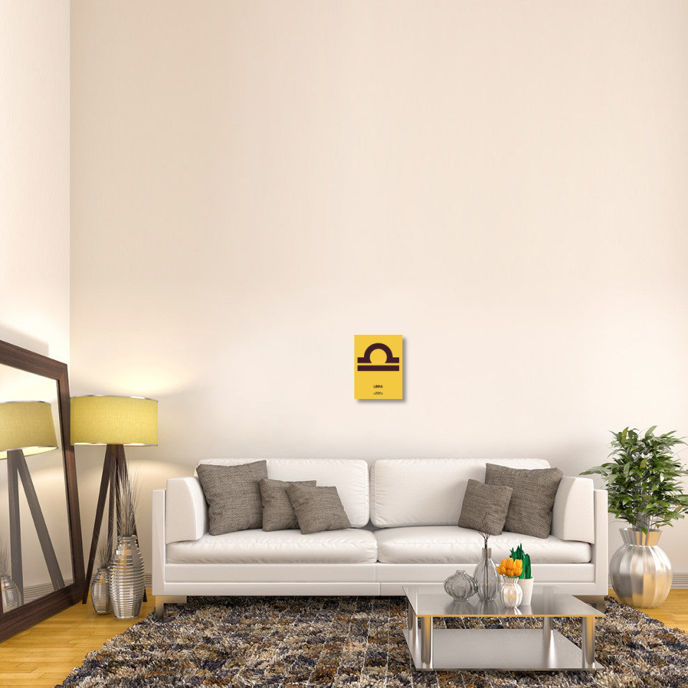 "Libra Zodiac Sign Brown" Fine Art Print