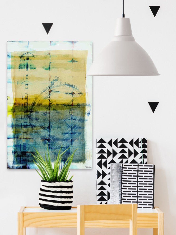 "Time Stops Here" Print on Canvas, 24"x36"