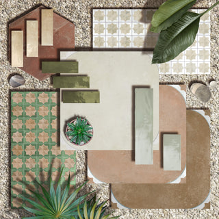 Tetuan Astre Cotto Emerald Porcelain Wall Tile