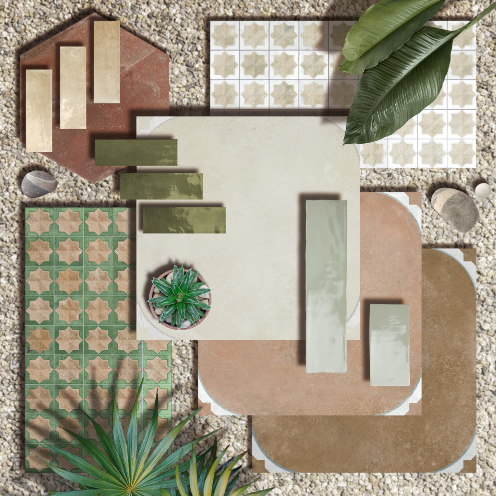 Tetuan Astre Cotto Emerald Porcelain Wall Tile