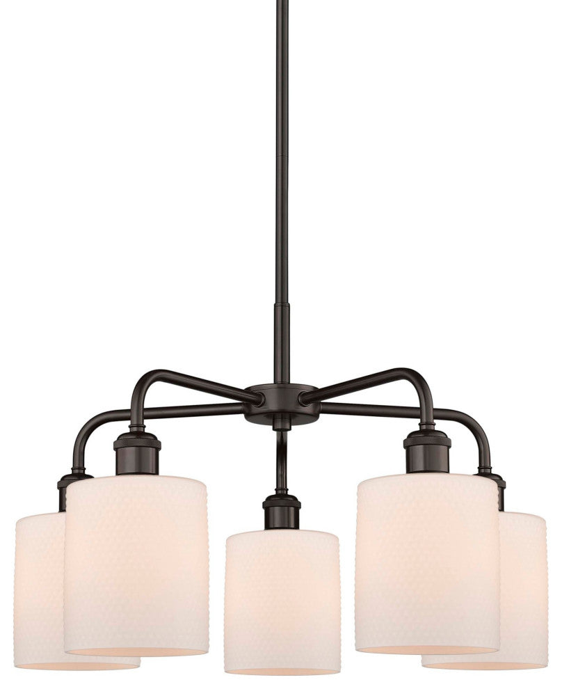 Innovations Lighting 516-5CR-15-23 Cobbleskill Chandelier - Oil Rubbed Bronze /