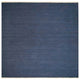 HAND WOVEN FLAT WEAVE KILIM WOOL ECO-FRIENDLY AREA RUGS, Rectangle, Blue, Solid, Blue, [Square] 8'x8'