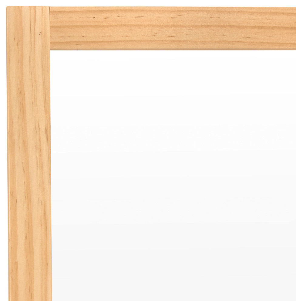 4' Tall Clear Screen, Natural, 6 Panels or More