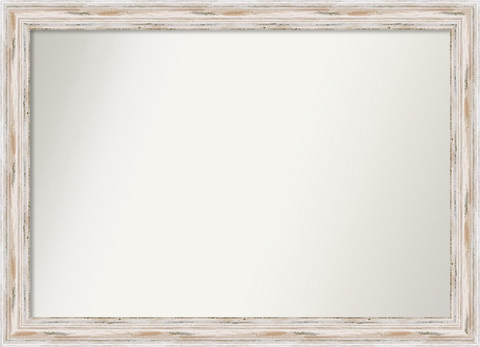 Wall Mirror Choose your Custom Size, Alexandria White Wash