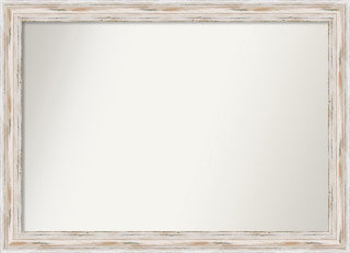 Wall Mirror Choose your Custom Size, Alexandria White Wash