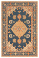 Surya Viva VVA-1001 8'x10' Rug, Navy/Khaki/Burnt Orange/Camel/Sage