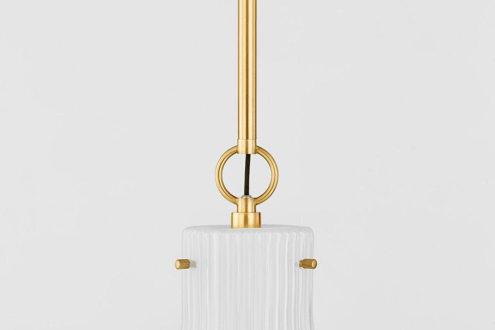 Mitzi Corinthia Pendant Aged Brass