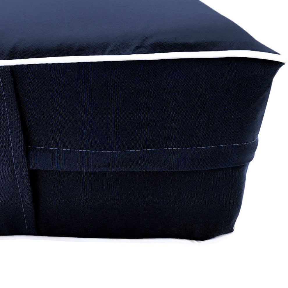 Style5 Full Contrast Pipe Mattress Bolster Cushion Outdoor Slip Cover ONLY AD101
