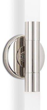 Wick Hilo Sconce, Polished Nickel