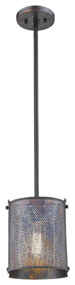 Ryker 1-Light Bronze Patina Pendant