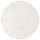 Haze Solid Low-Pile Cream 6' Round Area Rug