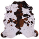 5' 9" X 5' 11" Salt and Pepper Natural Cowhide Rug C2014