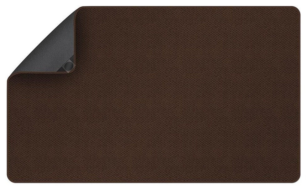 Attachable Rug for Stair Landings, Chocolate Brown, 3'x3'