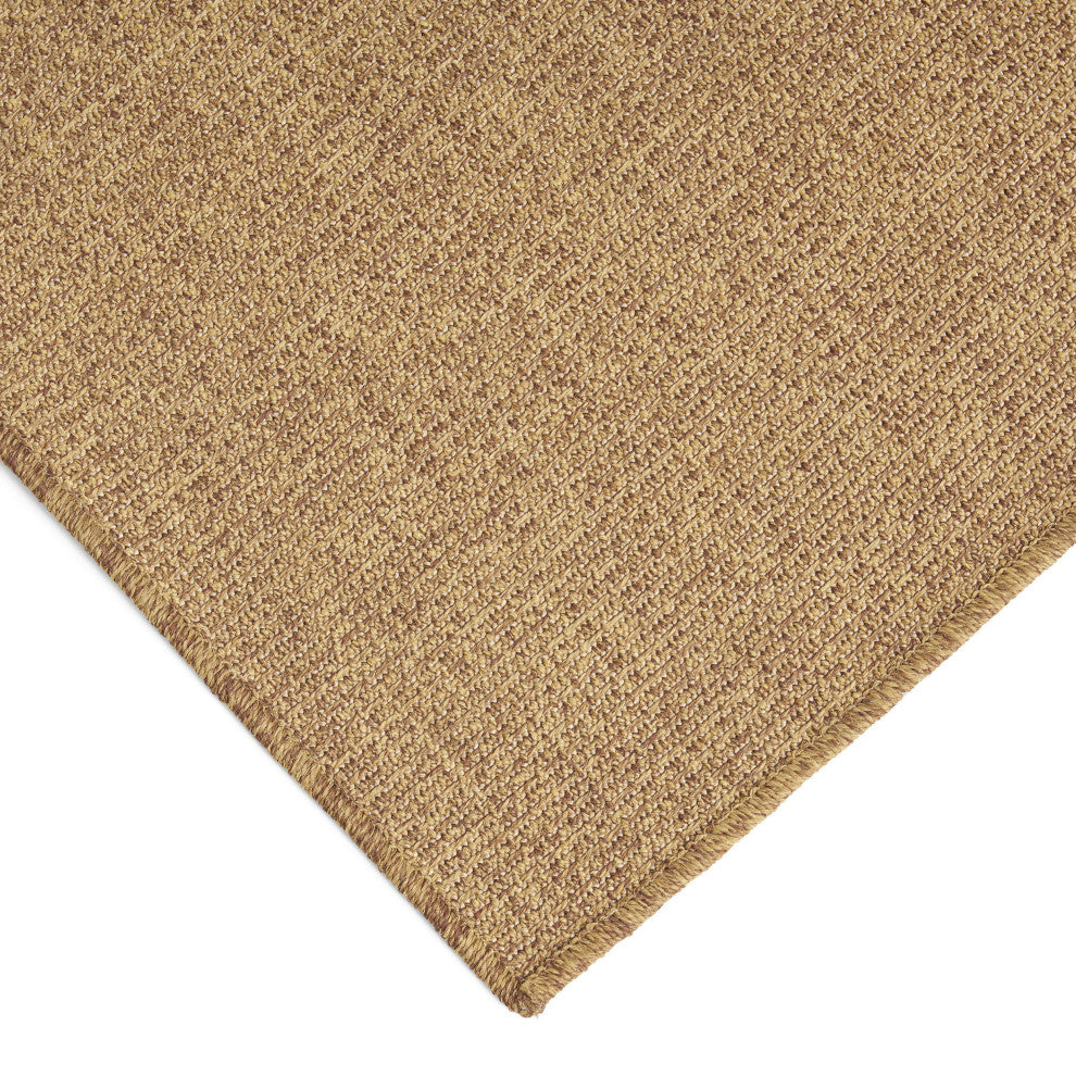 Currie Indoor/Outdoor Area Rug, Natural, 120 W X 94 D X 0.16 H