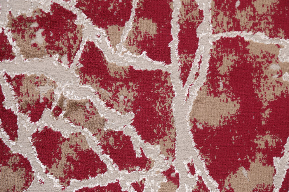 Abstract Turkish Transitional Oriental Area Rug Contemporary Carpet 3x10