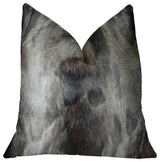 Luxury Pillow, Gray Charcoal, Double Sided 20"x20"