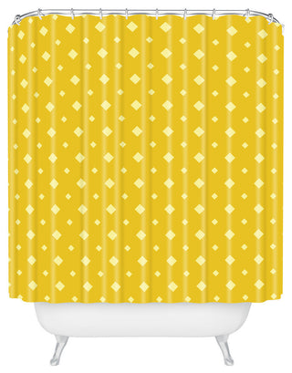 CraftBelly Twinkle Amber Shower Curtain, Standard