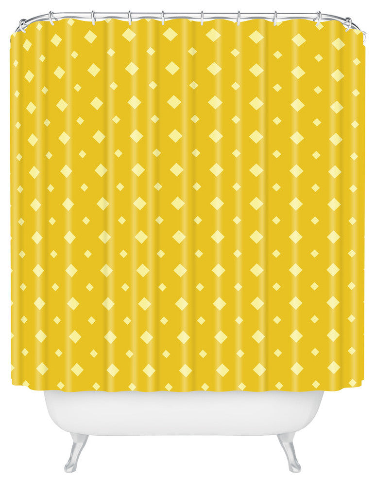 CraftBelly Twinkle Amber Shower Curtain, Standard