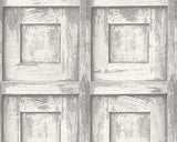 DecoWorld 2, Natural  Gray, White Wallpaper Roll, Modern Wall Decor Accent