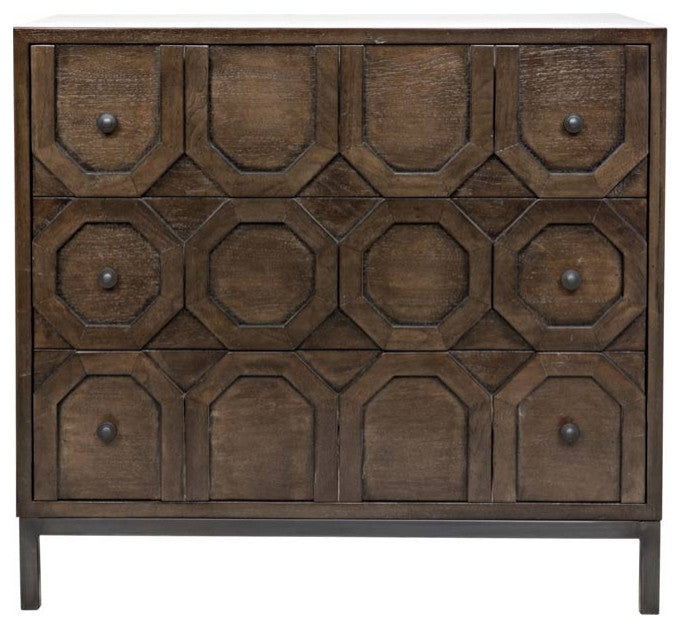 CFC Furniture - Hadley 3 Drawer Dresser - FF100-S
