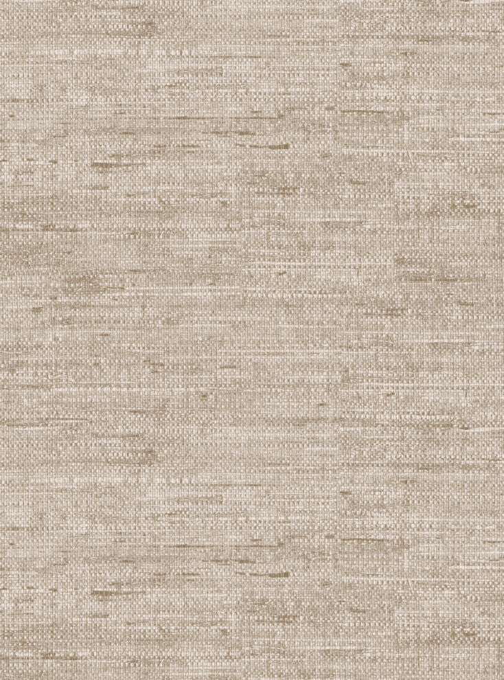Canvas Look Peel and Stick Vinyl Wallpaper, Beige, 24" X 60"