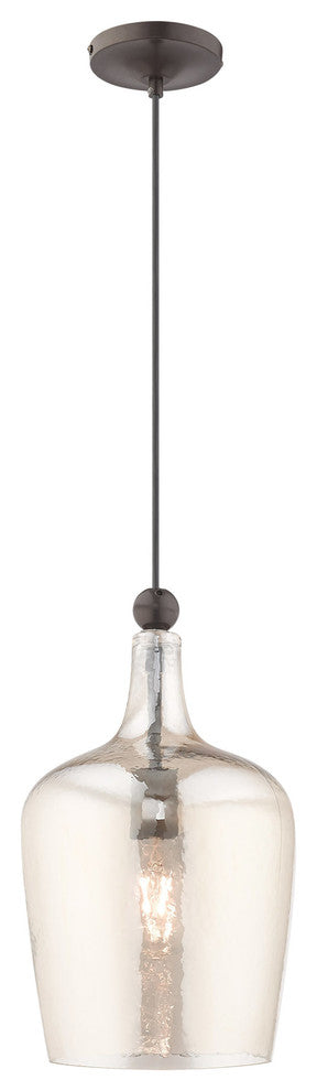 Livex Lighting English Bronze 1-Light Mini Pendant