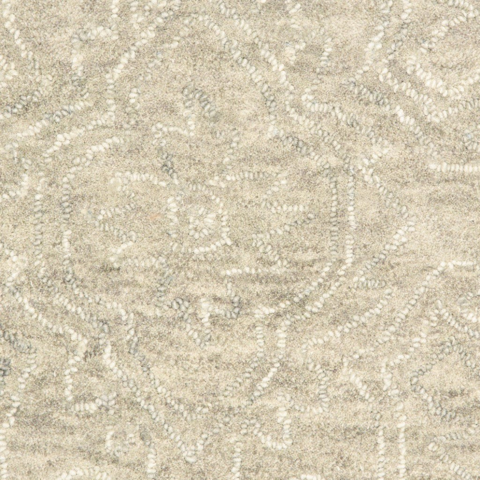 5'x8' Light Green Floral Paradise Area Rug