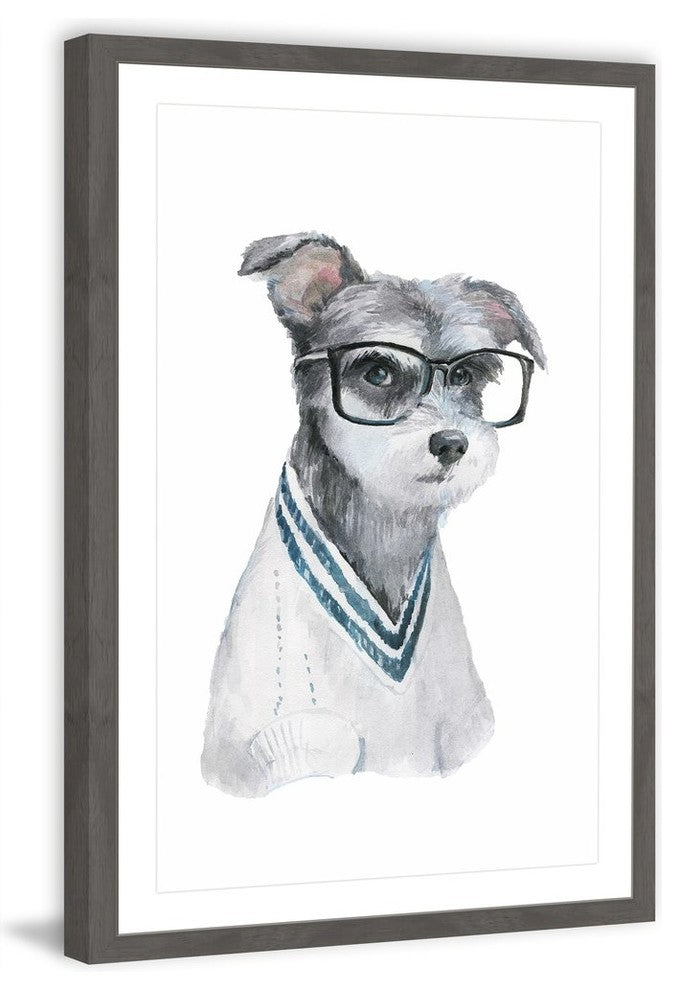 "Le Penseur" Framed Painting Print, 24"x36"
