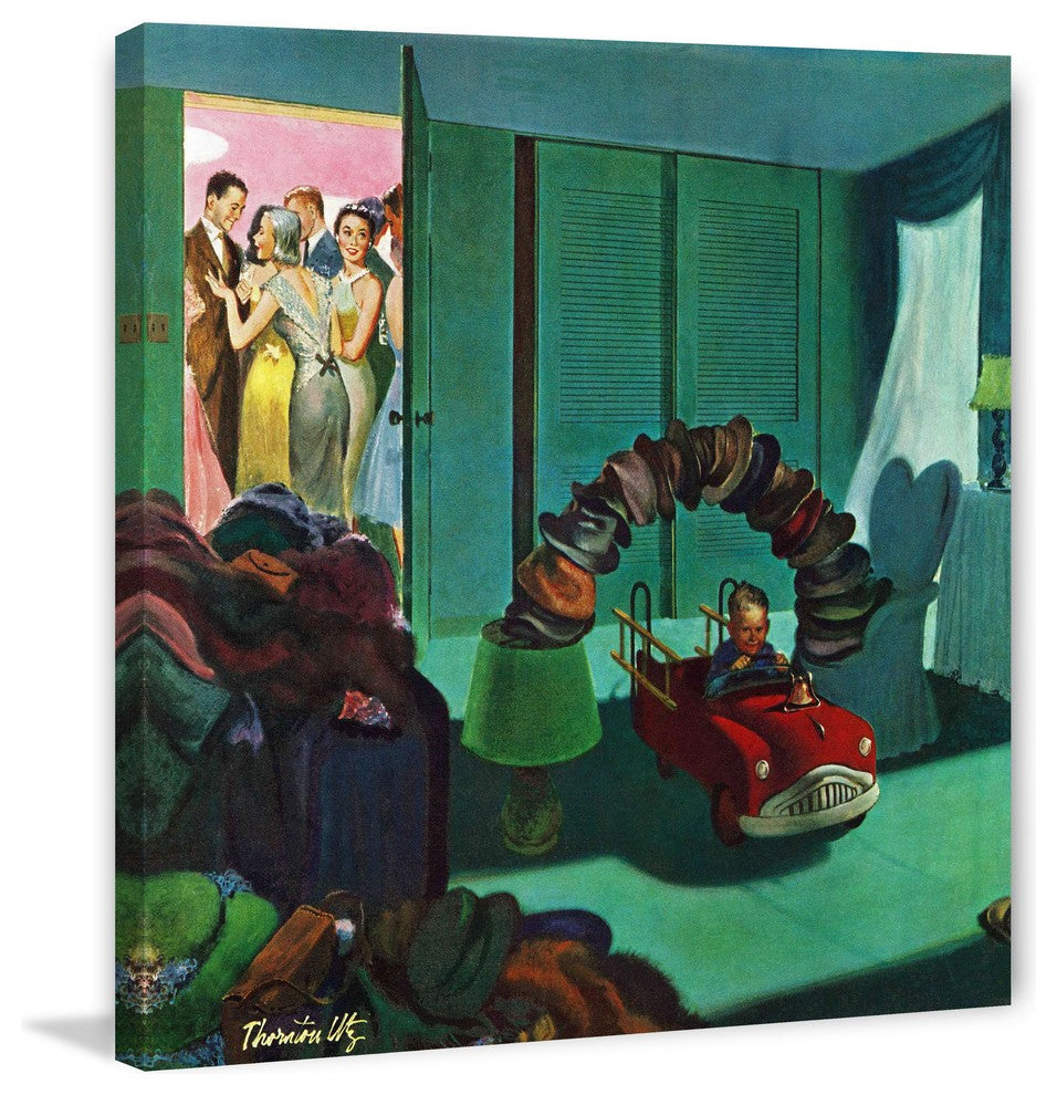 "Hat Bridge" Painting Print on Canvas by Thornton Utz