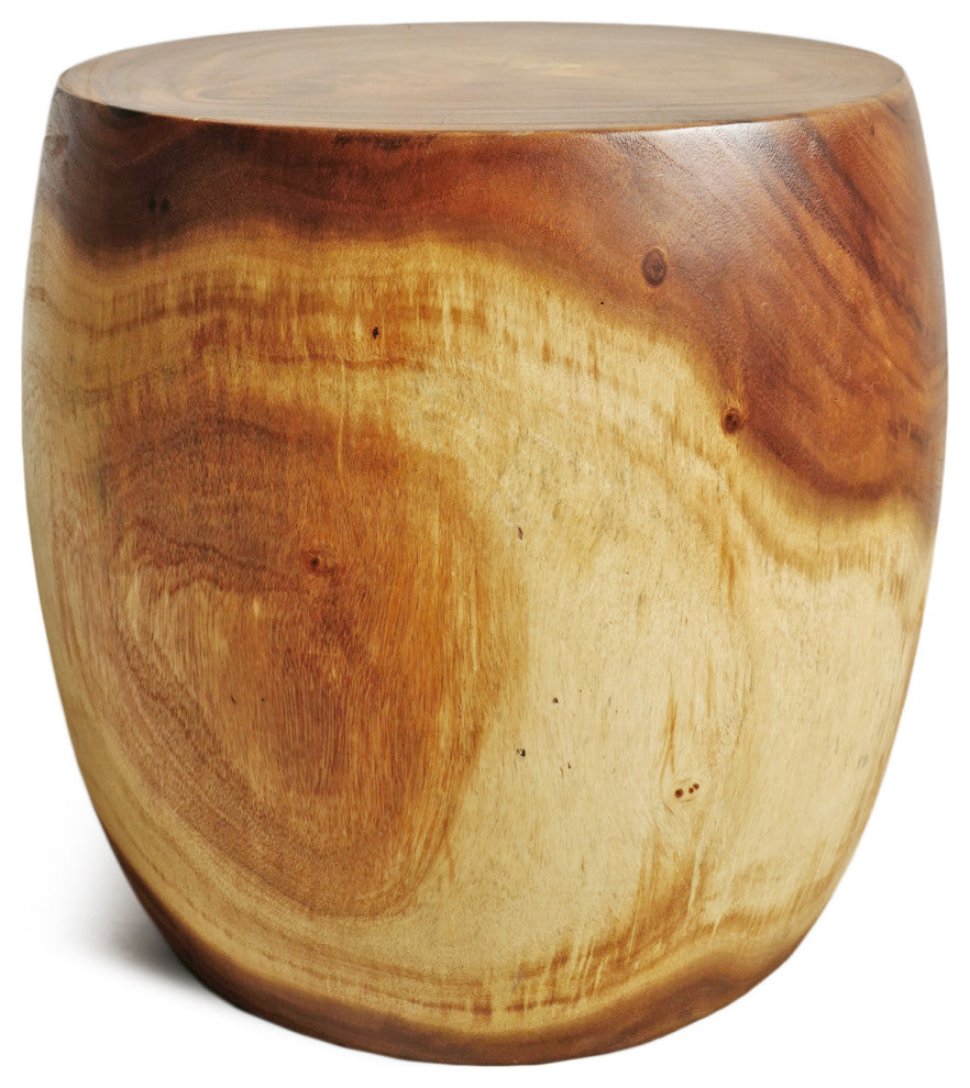 Monkey Pod Drum Stool Table 9