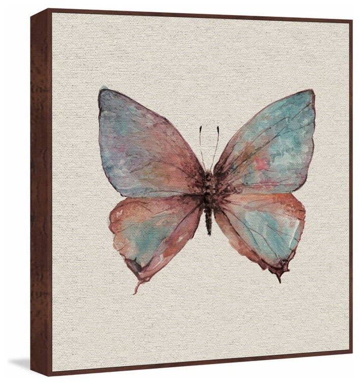 "Watercolor Beauty II" Floater Framed Painting Print, Canvas, 20"x20"