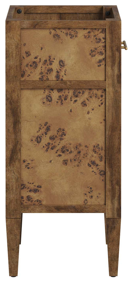 Elysian 18" Wood Bathroom Vanity - Black Brown