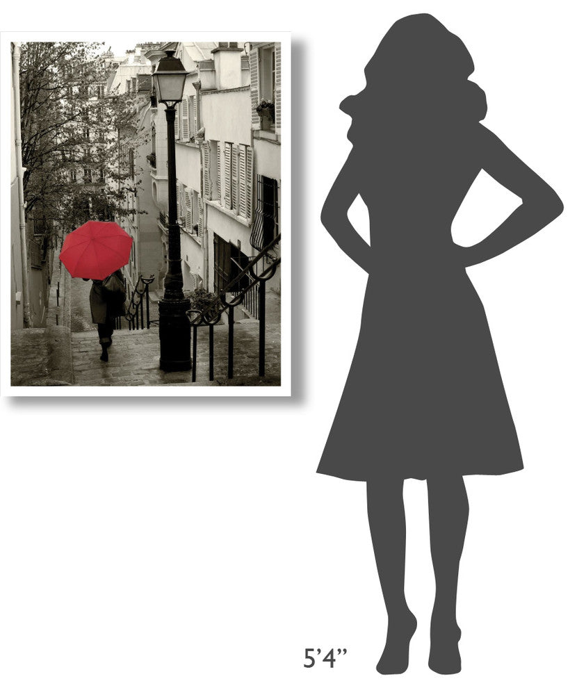 "Paris Stroll II" Digital Paper Print by Sue Schlabach, 30"x37"