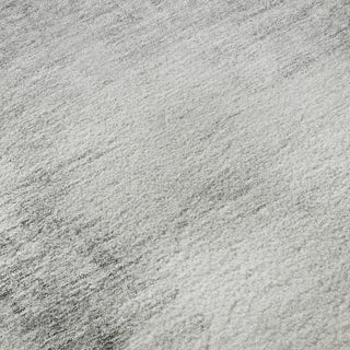Premium Machine Washable Mayfield AMF710 Silver 8' x 8' Round Rug