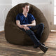 Jaxx 6' Cocoon Bean Bag Sofa, Chocolate