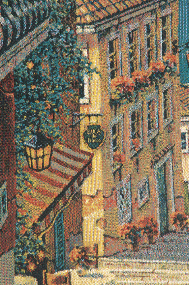 Bellagio Village Belgian Wall Tapestry