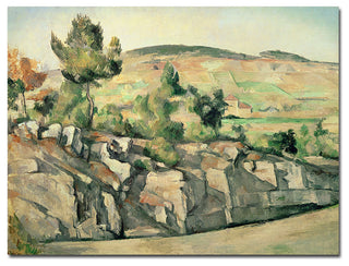 'Hillside in Provence, 1886' Canvas Art by Paul Cezanne